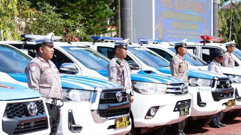 Personel Satuan Lalu Lintas Polres Kutim