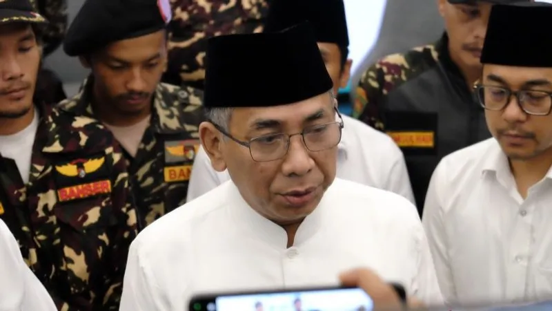 Ketua Umum Pengurus Besar Nahdlatul Ulama (PBNU) Yahya Cholil Staquf atau Gus Yahya 