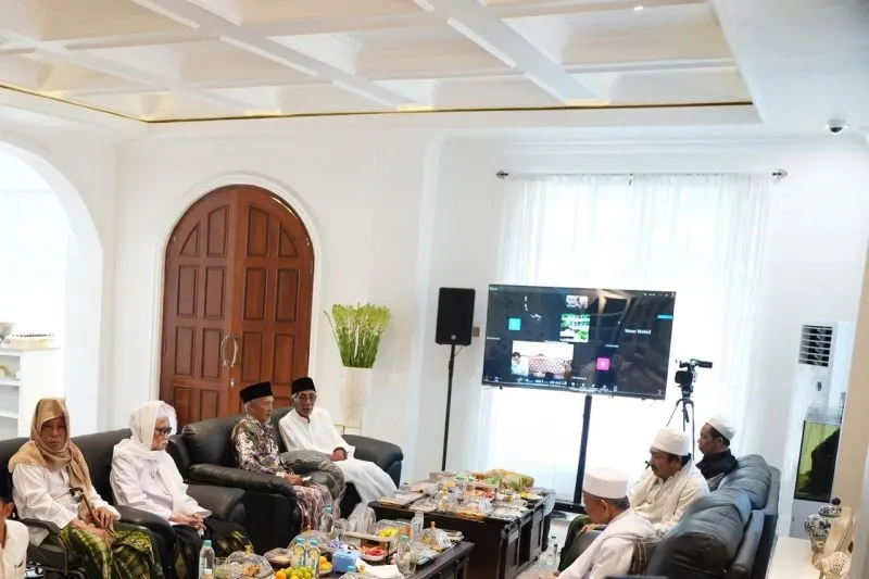 Pertemuan para kiai sepuh di PP Al Falah, Ploso, Kabupaten Kediri