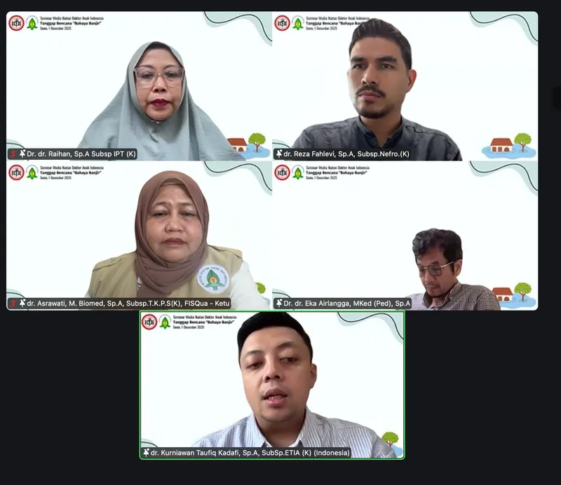 Ketua Pengurus Pusat Ikatan Dokter Anak Indonesia, DR Dr Pirim Basarah Yanuarso