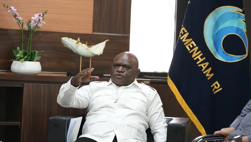 Menteri Hak Asasi Manusia (HAM) Natalius Pigai