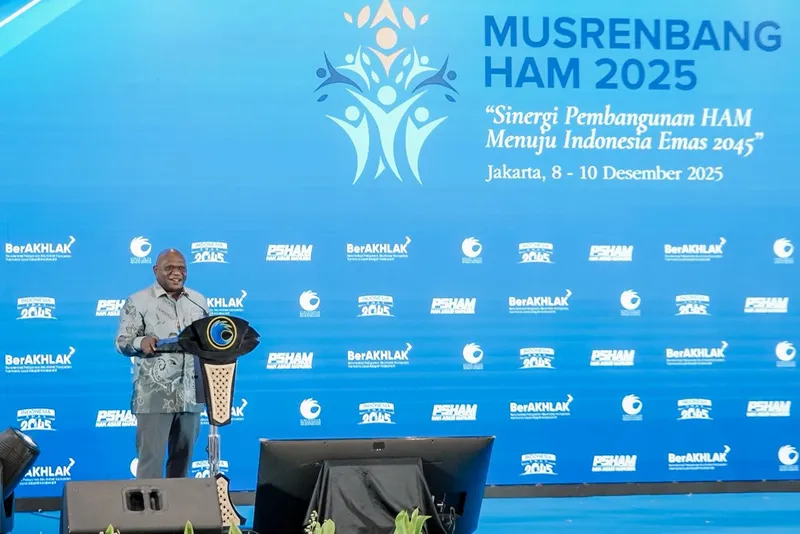 Menteri Hak Asasi Manusia Natalius Pigai