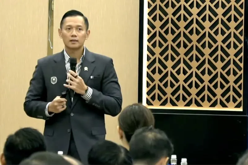 Menteri Koordinator Bidang Infrastruktur dan Pembangunan Kewilayahan (IPK) Agus Harimurti Yudhoyono 