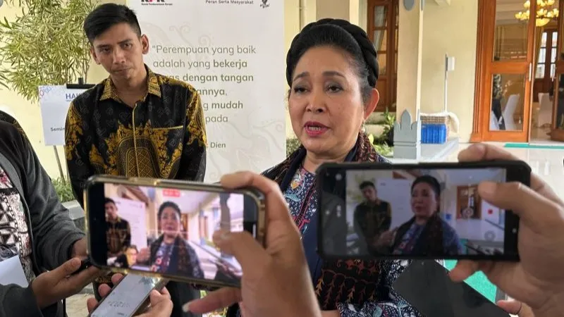 Ketua Komisi IV DPR RI Siti Hediati Hariyadi alias Titiek Soeharto 