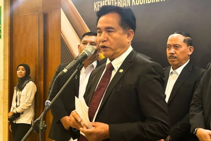 Menko Kumham Imipas Yusril Ihza Mahendra 