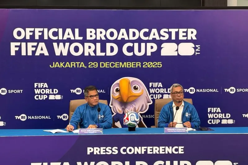 Konferensi pers TVRI sebagai pemegang hak siar Piala Dunia 2026 