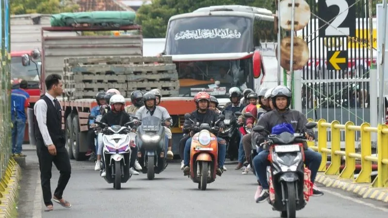 dermaga di Pelabuhan Ketapang