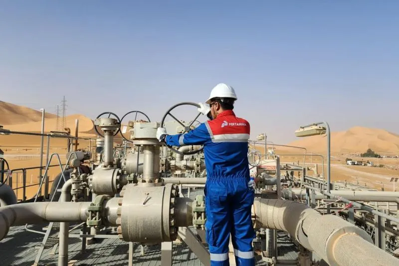 Fasilitas produksi migas PT Pertamina Internasional EP (PIEP).