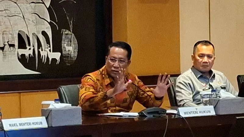 Menteri Hukum Supratman Andi Agtas