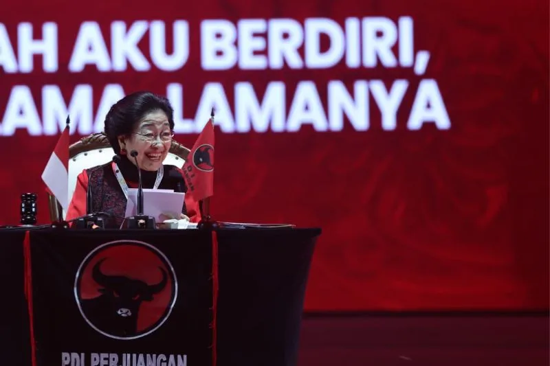 Ketua Umum PDI Perjuangan (PDIP) Megawati Soekarnoputri 