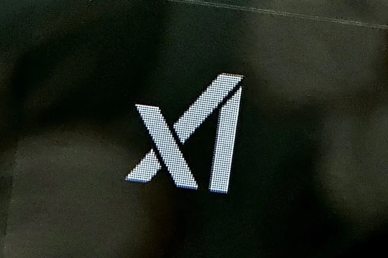 Logo xAI yang merupakan perusahaan kecerdasan artifisial milik pebisnis Elon Musk