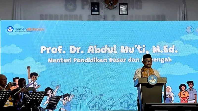 Menteri Pendidikan Dasar dan Menengah (Mendikdasmen) Abdul Mu'ti 