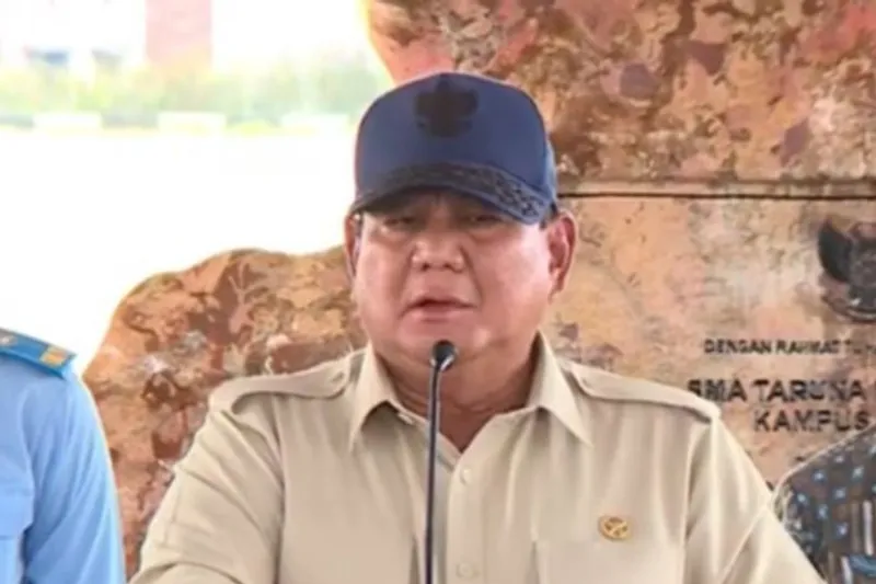 Presiden Prabowo Subianto 