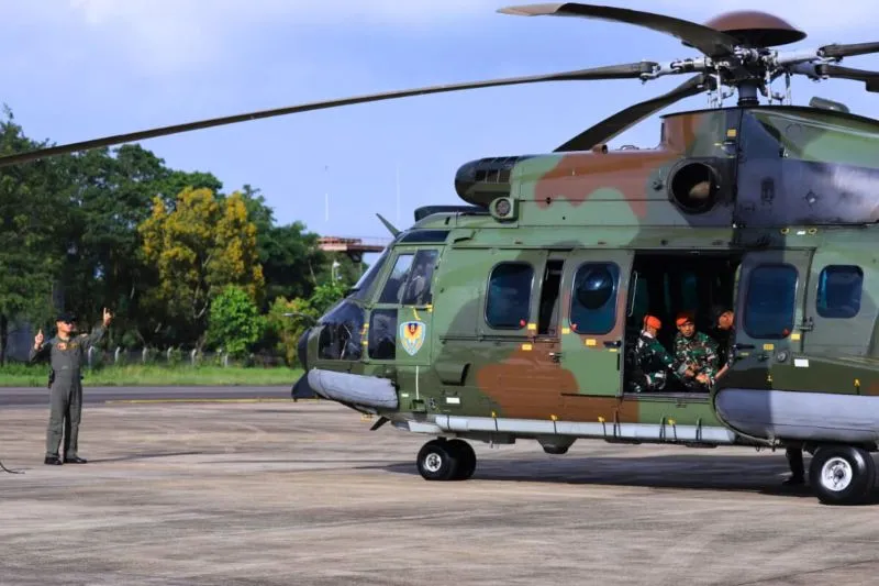 TNI AU kerahkan helikopter H225M Caracal 