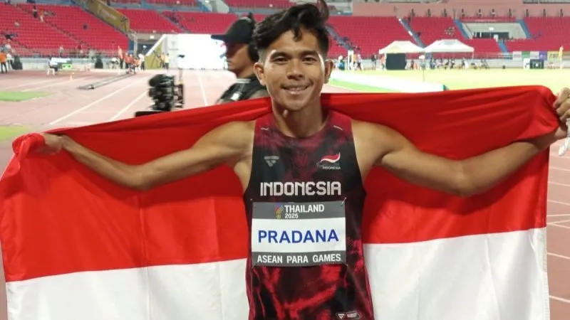 Atlet para atletik Indonesia Nur Ferry Pradana 