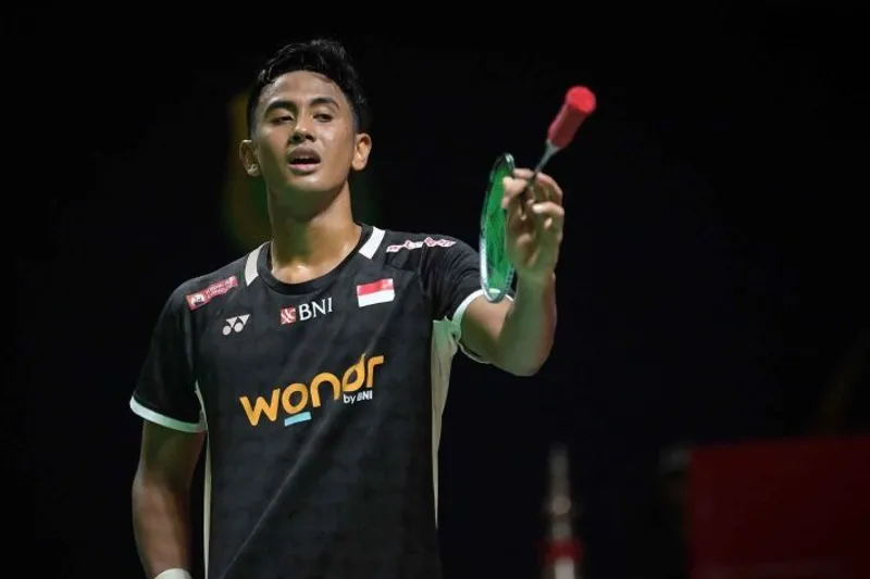 Pebulu tangkis tunggal putra Indonesia Alwi Farhan 