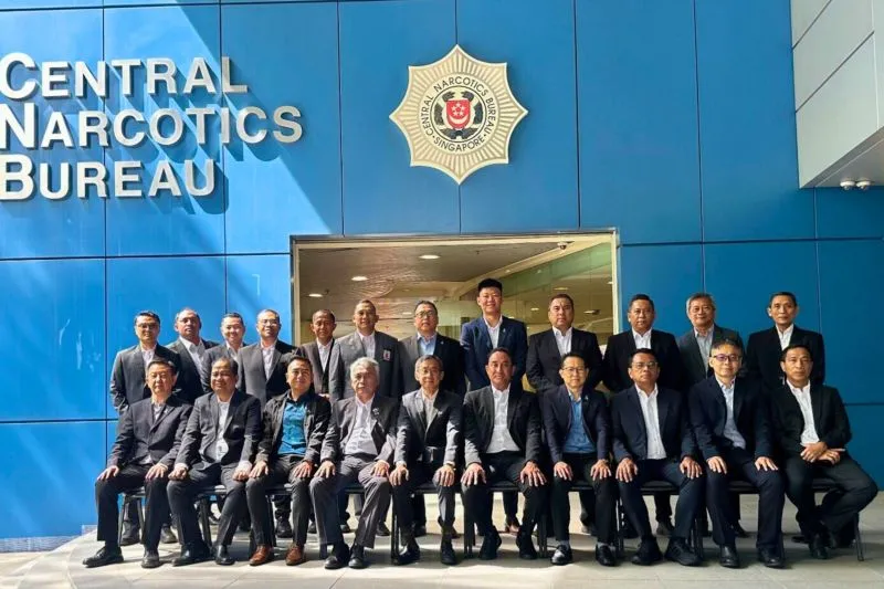 Kepala BNN RI Komjen Pol. Suyudi Ario Seto dalam audiensi dengan CNB Singapura