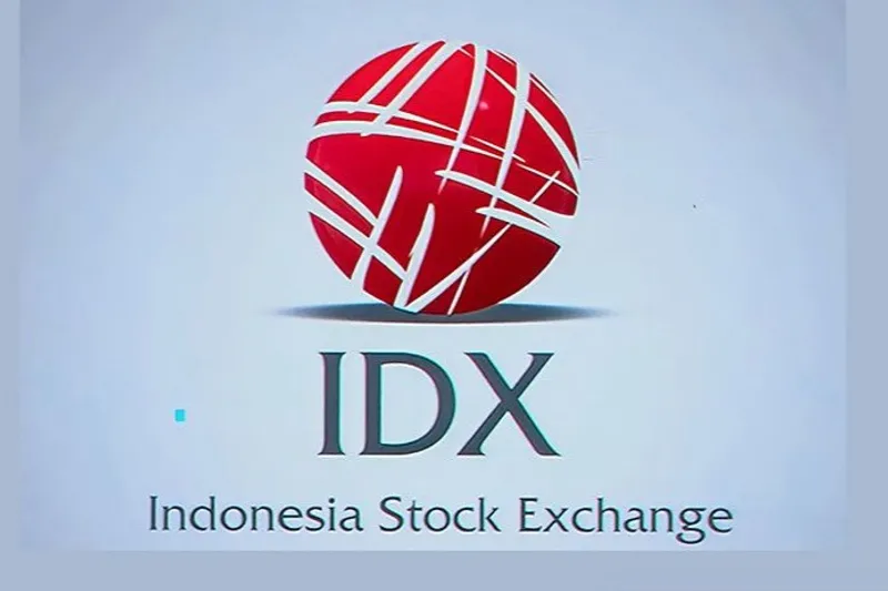 Layar yang menampilkan logo IDX 