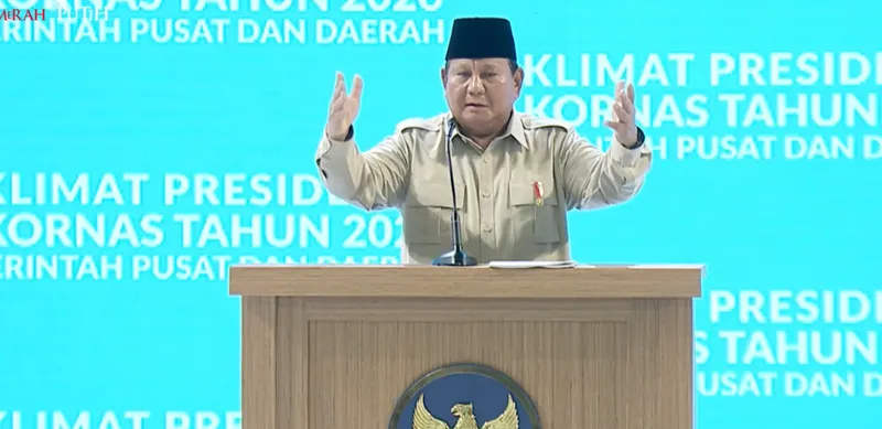 Presiden Republik Indonesia Prabowo Subianto 