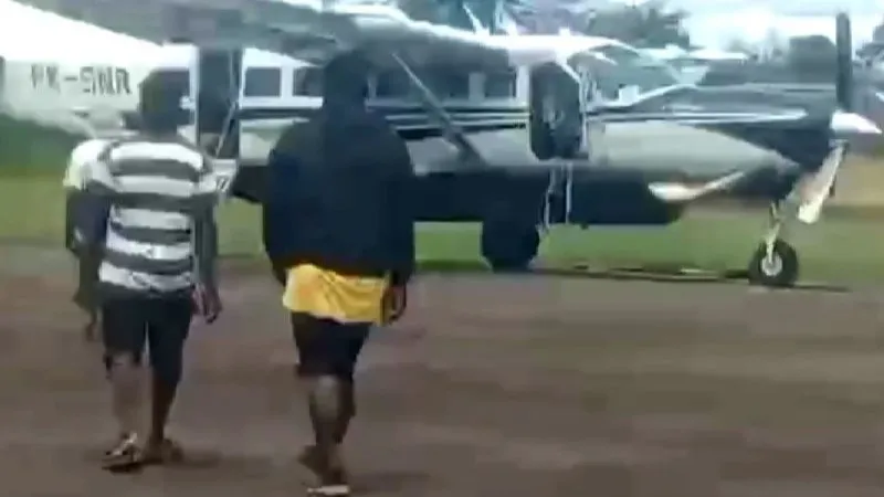 Pesawat Smart Air yang diserang KKB hingga menewaskan pilot dan kopilot di Papua