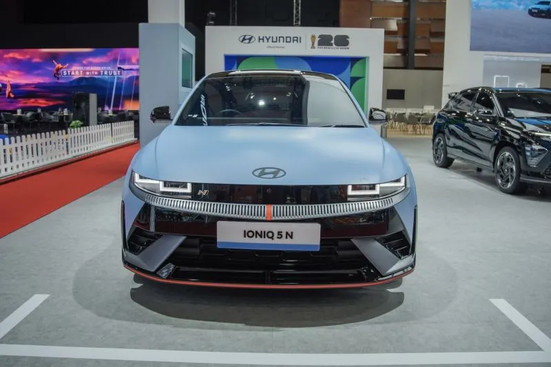 Hyundai Ioniq 5 N yang mejeng di pameran IIMS 2026