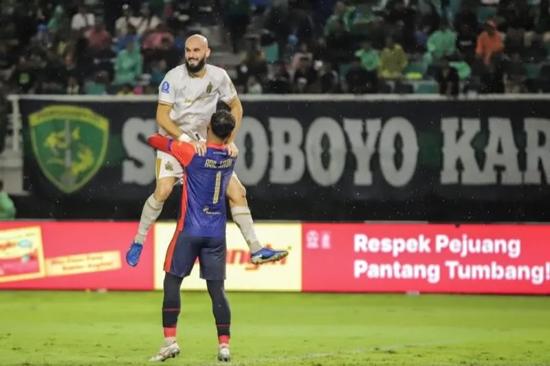 Pemain Bhayangkara Presisi Lampung FC Nehar Sadiki