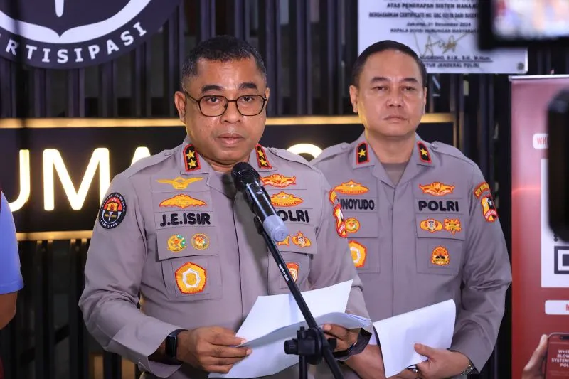 Kepala Divisi Humas Polri Inspektur Jenderal Polisi Johnny Eddizon Isir 