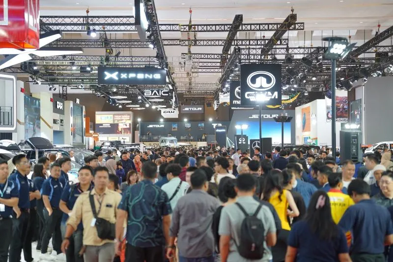 Suasana tempat pelaksanaan IIMS 2026 