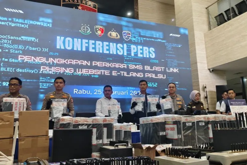 Jajaran Dittipidsiber Bareskrim Polri dan Kejaksaan Agung