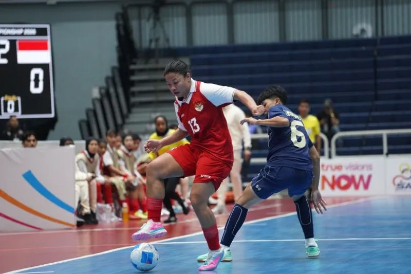 Pemain timnas futsal putri Indonesia Ikeu Rosita 