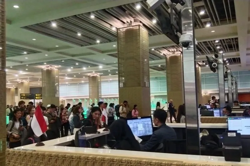 layanan imigrasi di Terminal Kedatangan Internasional Bandara I Gusti Ngurah Rai