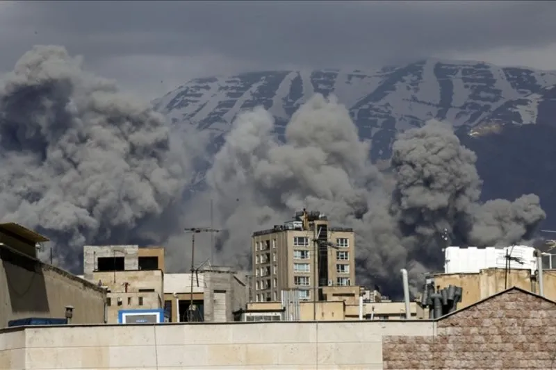 Ilustrasi serangan Amerika Serikat dan Israel 