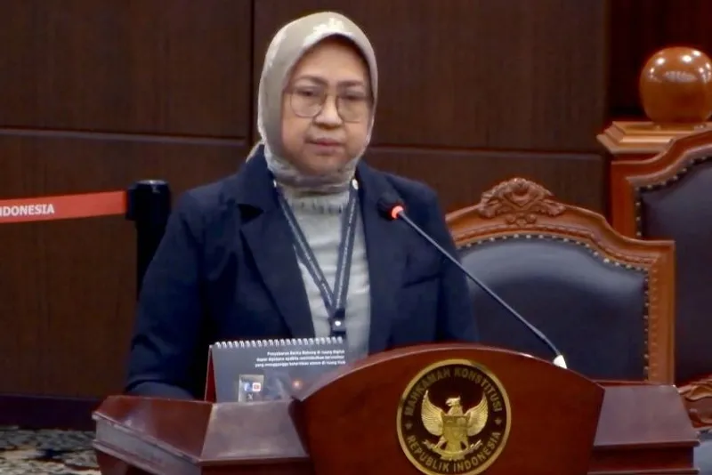 Staf Ahli Menteri Komunikasi dan Digital Bidang Hukum Cahyaning Nuratih Widowati 