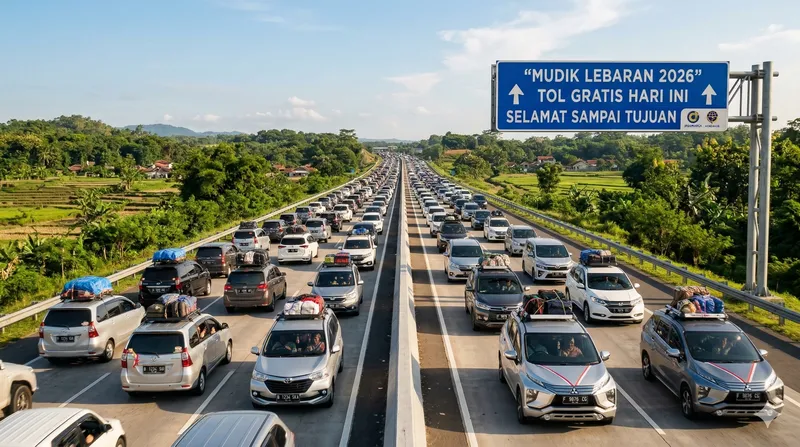 Ini Daftar 6 Ruas Tol Gratis yang Bisa Kamu Lintasi Saat Mudik Lebaran 2026