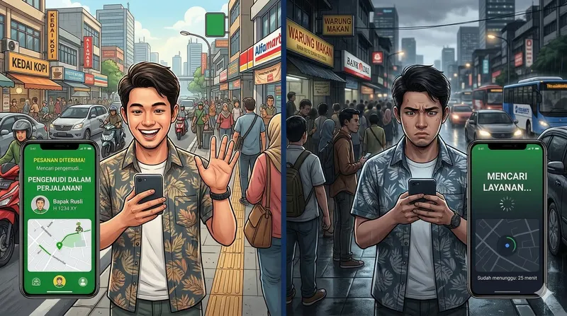 Dulu Cepat, Sekarang Lama: Kenapa Pesan Ojek Online Makin Sulit?