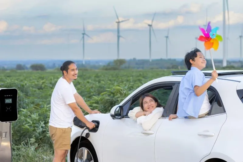 Mudik menggunakan mobil listrik