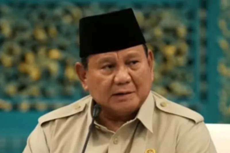Presiden Prabowo Subianto 