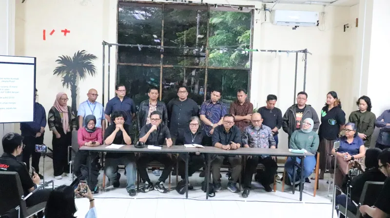 Media briefing KontraS di Kantor Yayasan Lembaga Bantuan Hukum (YLBHI), 