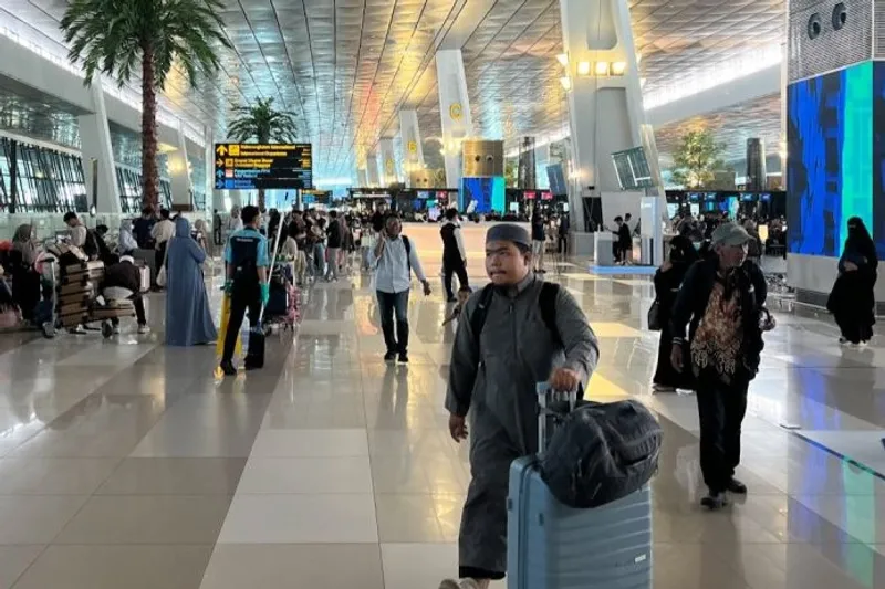 Suasana Bandara Internasional Soekarno-Hatta 
