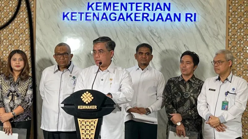 Menteri Ketenagakerjaan (Menaker) Yassierli 