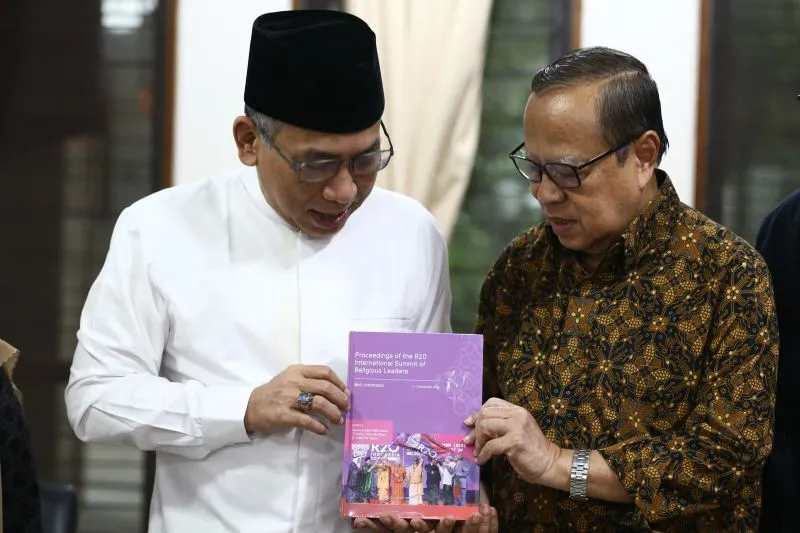 Ketua Umum PBNU Yahya Cholil Staquf 