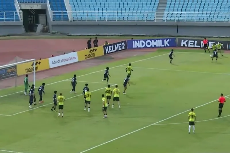 pertandingan Timnas Australia melawan Brunei Darussalam 