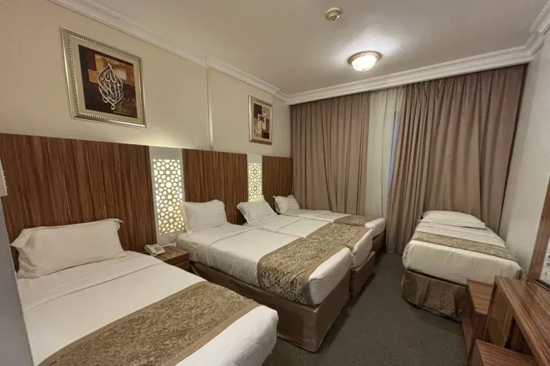 Penampakan kamar hotel yang akan ditempati jamaah calon haji Indonesia 
