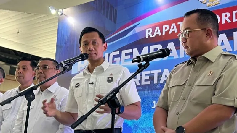 Menteri Koordinator Bidang Infrastruktur dan Pembangunan Kewilayahan Agus Harimurti Yudhoyono (AHY) 