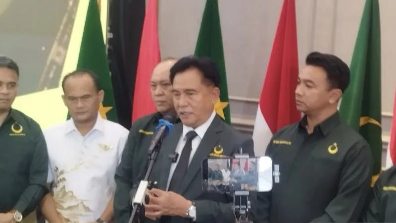 Menteri Koordinator Bidang Hukum, HAM, Imigrasi, dan Pemasyarakatan Yusril Ihza Mahendra 