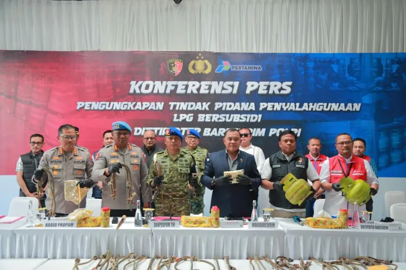 kasus penyalahgunaan elpiji subsidi oleh Mabes Polri 