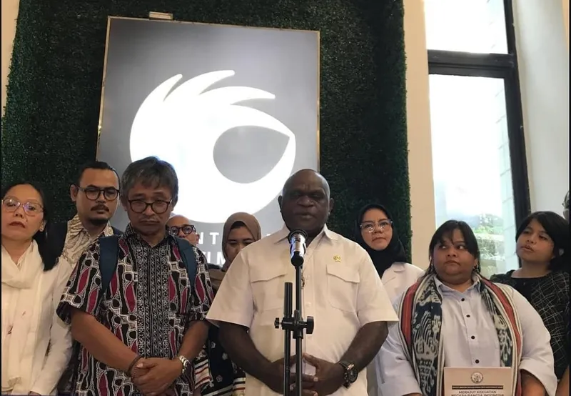 Menteri Hak Asasi Manusia (HAM), Natalius Pigai  