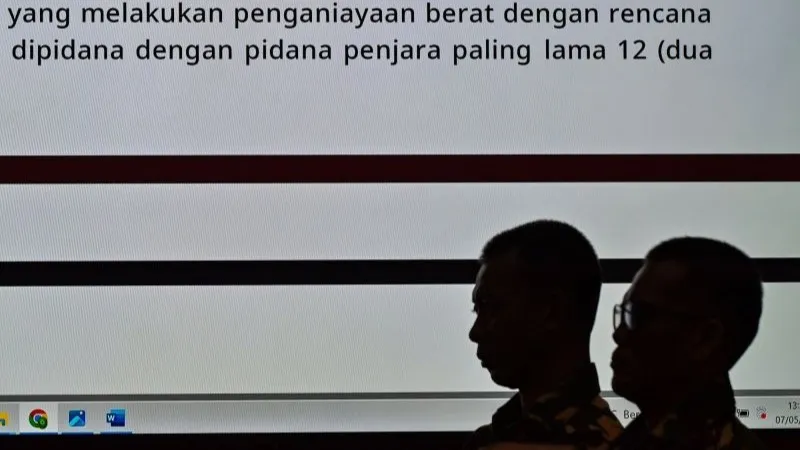 Terdakwa kasus penyiraman air keras kepada aktivis KontraS Andrie Yunus