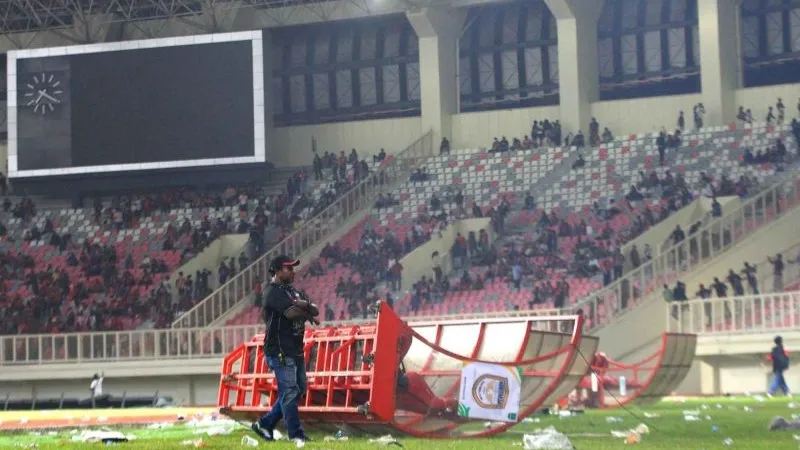 Liga 2 antara Persipura Jayapura lawan Adhyaksa FC Banten di Stadion Lukas Enembe, Jayapura
