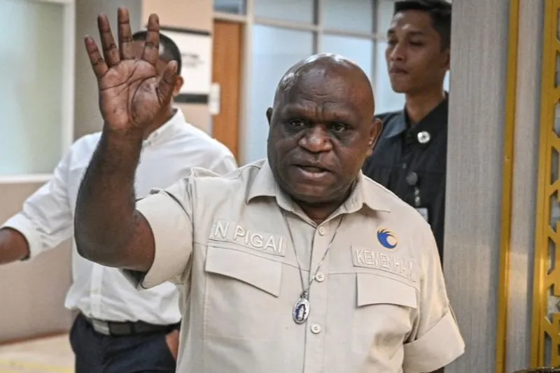 Menteri Hak Asasi Manusia Natalius Pigai 